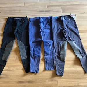 Three pair of Breeches